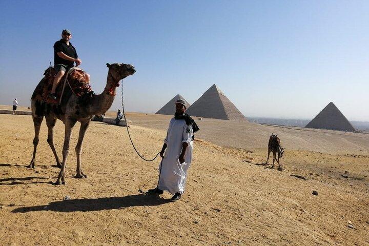 Private Tour Giza pyramids, Camel Ride, Lunch, Nile Dinner Cruise & Shopping