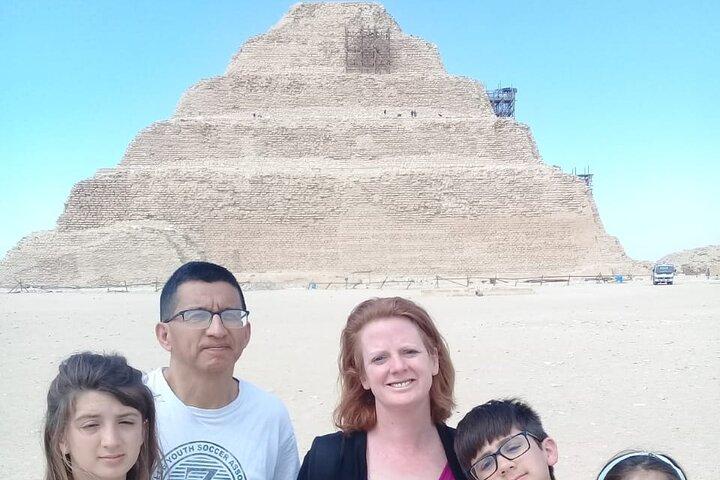Giza Pyramids, Sphinx, Saqqara and Memphis Full-Day Cairo Tour