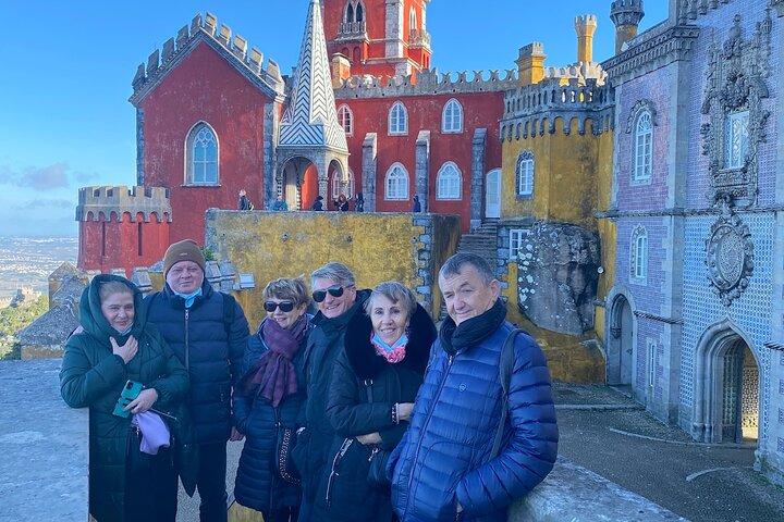 Lisbon to Sintra Pena & Regaleira guided tour in 8pax group