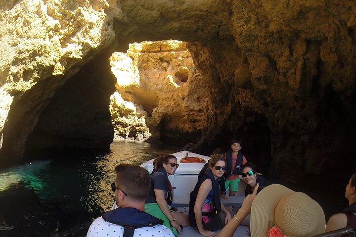 Tour to inside the Caves /Grottos the Ponta da Piedade -Lagos