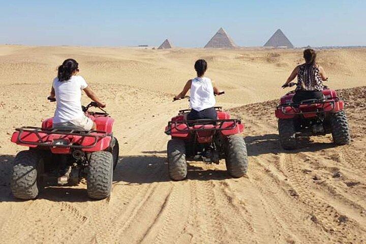 PRIVATE ATV Quad Bike Tour at Pyramids of Giza with Lunch