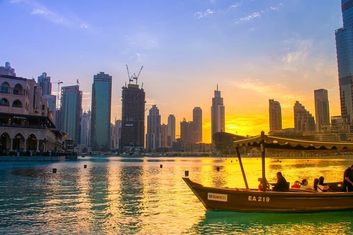 Dubai Water Fountain Show And Lake Ride in Dubai With Transfer