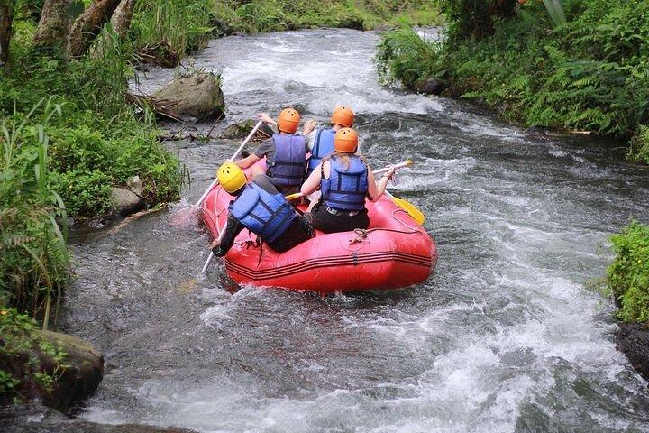 Rafting Telaga Waja River Bali (LESS STAIRS) and Flying Fox