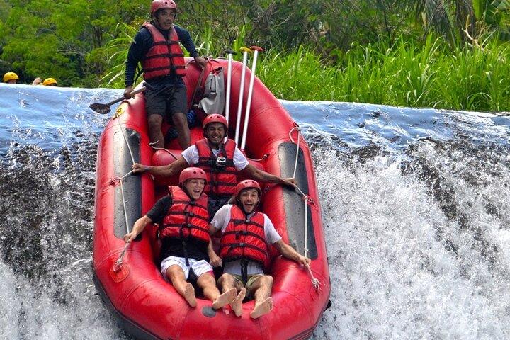 Rafting Telaga Waja River Bali (LESS STAIRS) and Flying Fox