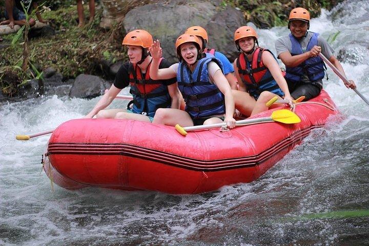 Rafting Telaga Waja River Bali (LESS STAIRS) and Flying Fox