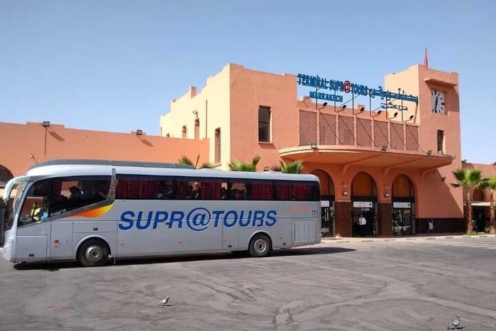 Essaouira to Marrakech Supratours bus tickets