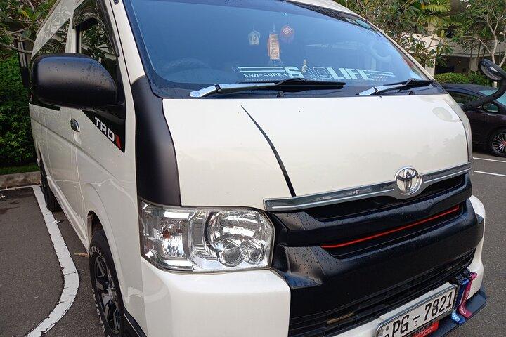 Rent Van (Mini Bus) with Driver in Sri Lanka