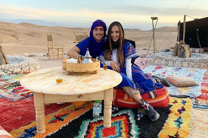 Overnight in Marrakech Desert Camp Camel Trekking All inclusive