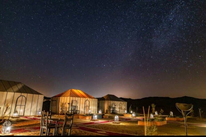 Overnight in Marrakech Desert Camp Camel Trekking All inclusive
