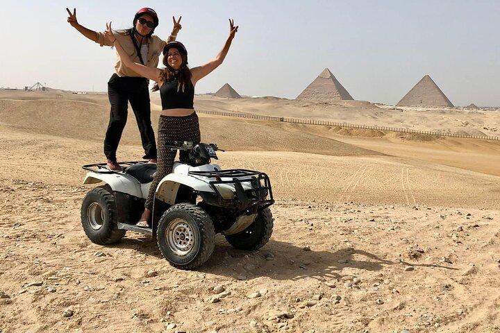 Private Day Tour Giza Pyramids ,Sphinx ,Quad ATV Ride ,Camel Ride ,Nile Felucca