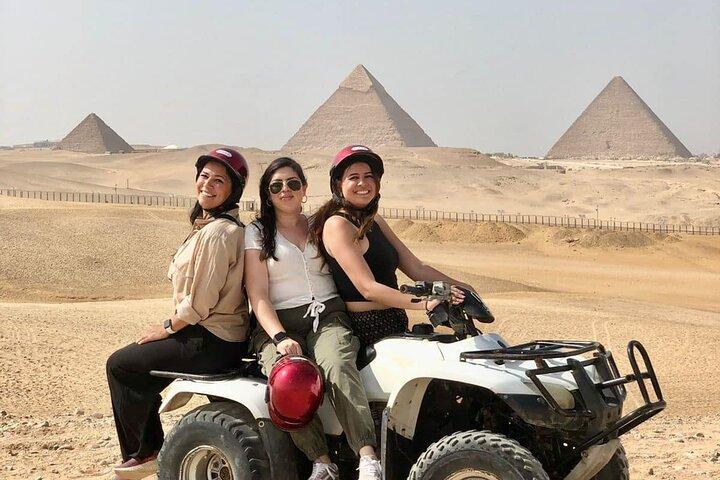 Private Tour Giza pyramids ,Sphinx ,Camel Ride, Lunch ,Quad bike and Bazaar