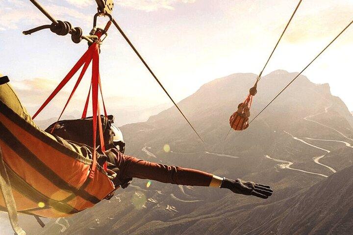 Jebel Jais Zipline Activity From Dubai