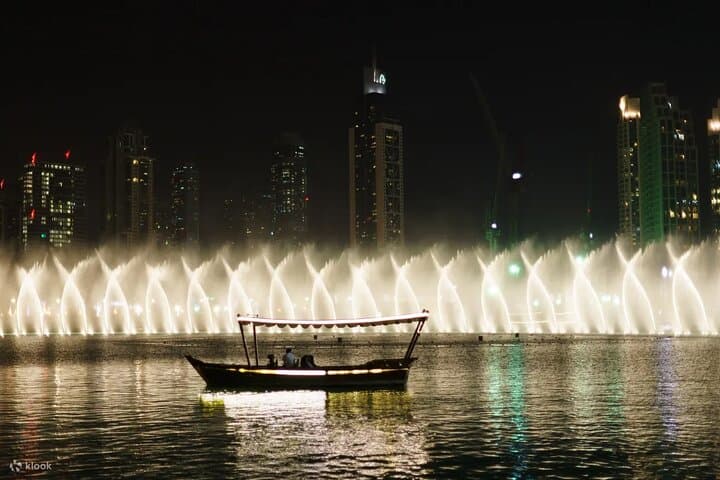 Dubai Fountain Show Boat Lake Ride Ticket