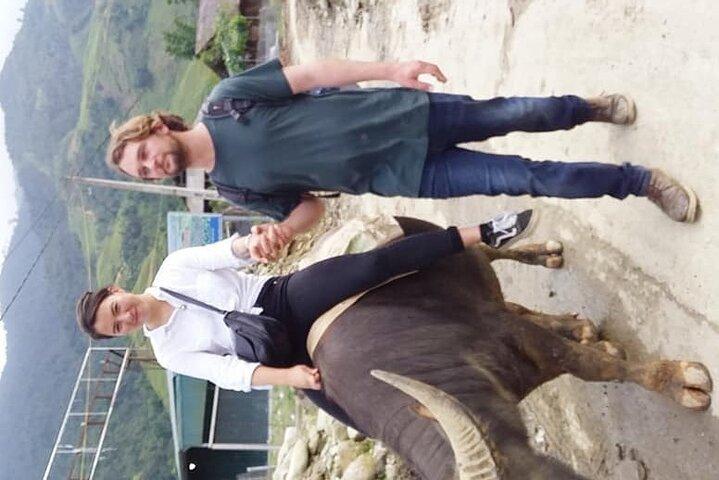 Sapa private: One day of funny Buffalo Ride & Trekking Tour