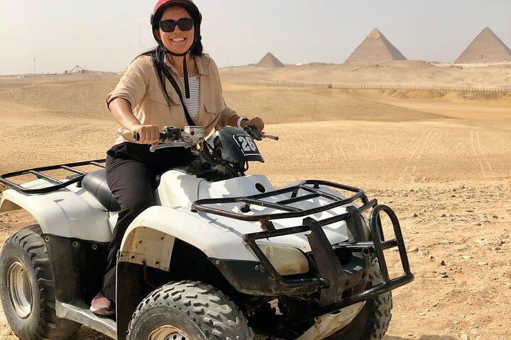 Private Trip Giza pyramids ,sphinx ,lunch ,camel ride, quad bike and Nile cruise