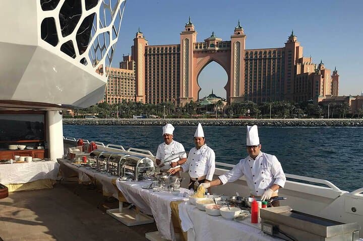 Lotus Mega Yacht Breathtaking Dinner 3-Hour Cruise With Pickup & Drop off