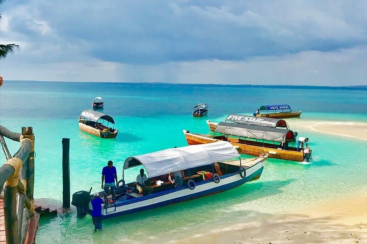 Zanzibar Prison Island Tour; Kuza Cave Tour; Swahili Cave; Paje Beach; The Rock