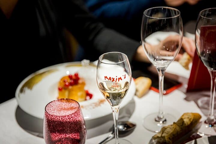 Paris Seine River Dinner Cruise by Maxim's with Champagne & Music