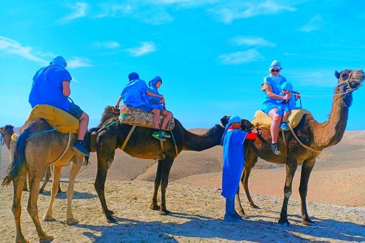 Dinner at Sunset & Camel ride in Marrakech desert Agafa