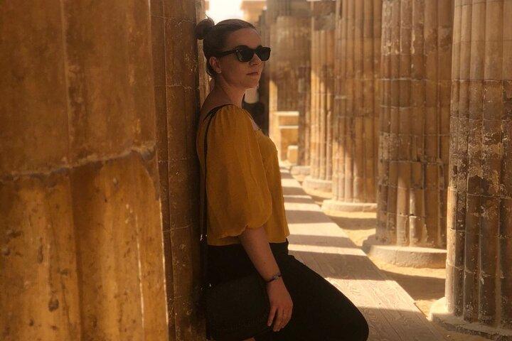 Full Day Tour to Giza Pyramids, Sphinx, Egyptian Museum, Khan el-Khalili Bazaar