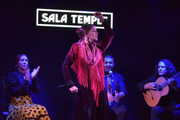 Entrance to the Flamenco Temple Room in Madrid with Tapas Option
