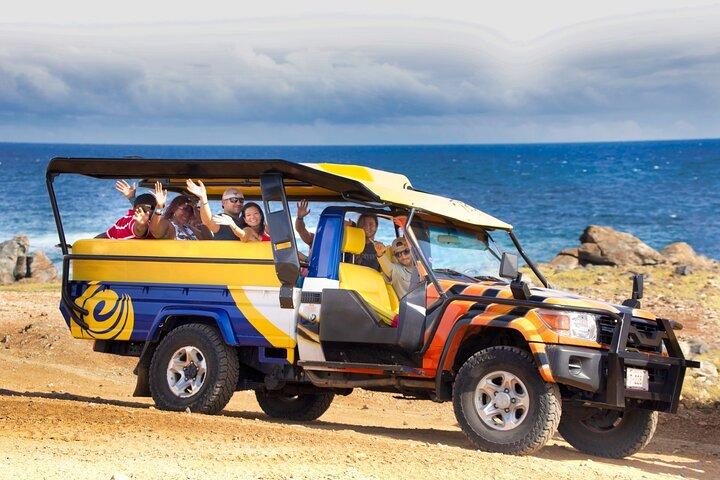 Aruba Natural Pool and Indian Cave Rugged Jeep Safari