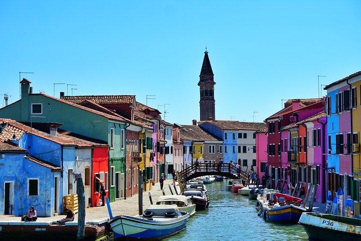 from Punta Sabbioni : Murano, Burano and Venice in the afternoon