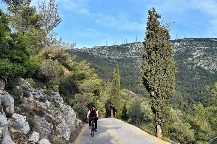 Athens E-Bike Guided Tour on Hymettus Mountain