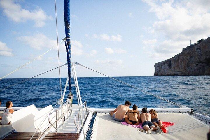 A day at sea from Dénia or Jávea with Barbecue aboard the Catamaran