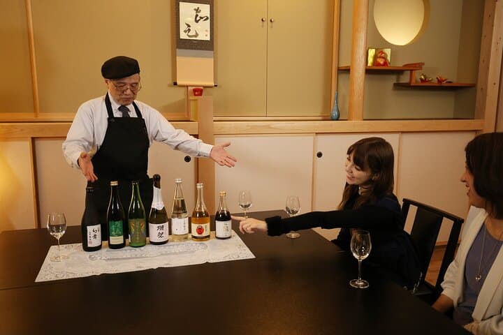 7 Kinds of Sake Tasting with Complementary Foods