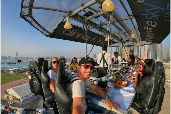 Dubai Night Private Tour With Dinner In The Sky at Dubai Marina