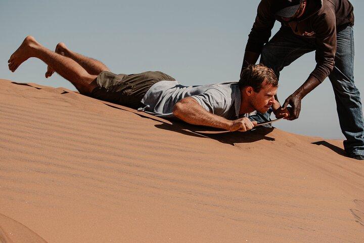 2hr COMBO - 1hr Lie-down Sandboarding and 1hr Quad Bike ride