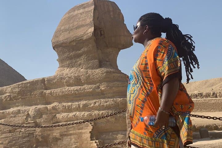 Giza Pyramids, Sphinx, Camel, Grand Egyptian Museum , Lunch time.