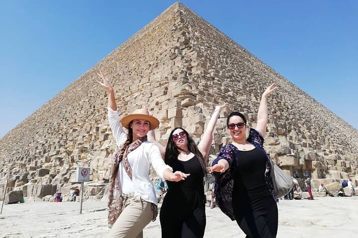 Giza Pyramids, Sphinx, Camel, Grand Egyptian Museum , Lunch time.