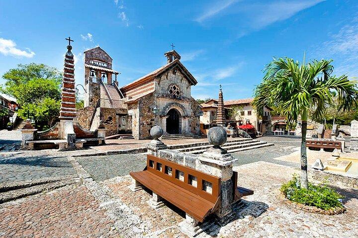 Romana: Cave of wonders and Chavón from Santo Domingo.