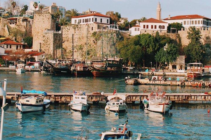 Full Tour of Antalya Waterfalls & Boat Trip & Old city
