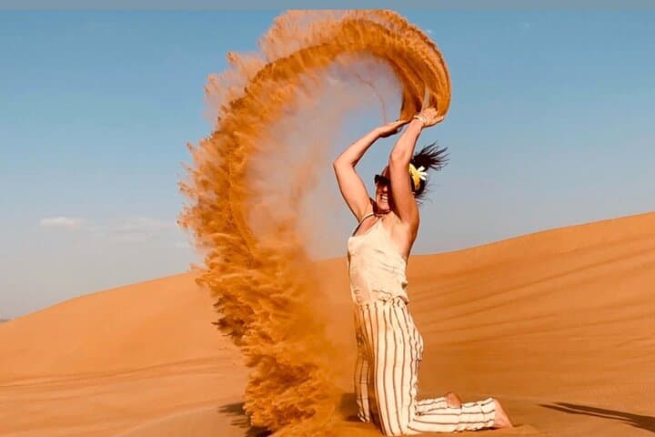 Desert Safari With BBQ Dinner, Quad Bike & Camel Ride from Dubai