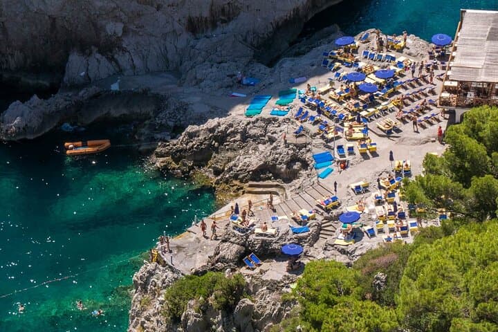Capri Island Guided Boat Tour with Pickup from Naples