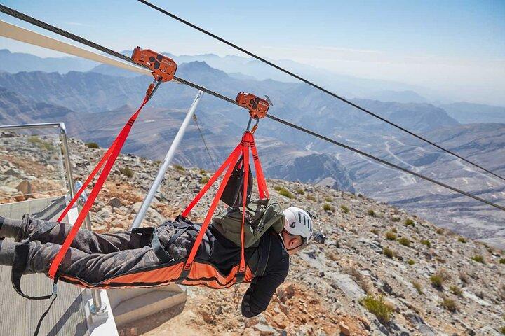 Jebel Jais Zipline Flight World’s Longest Zipline Tour From Dubai