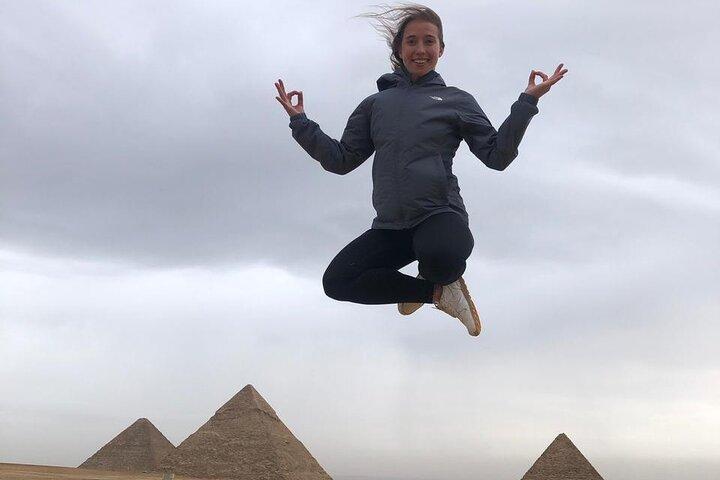 Day tour to Pyramids, Egyptian Museum and Bazaar from Cairo&Giza