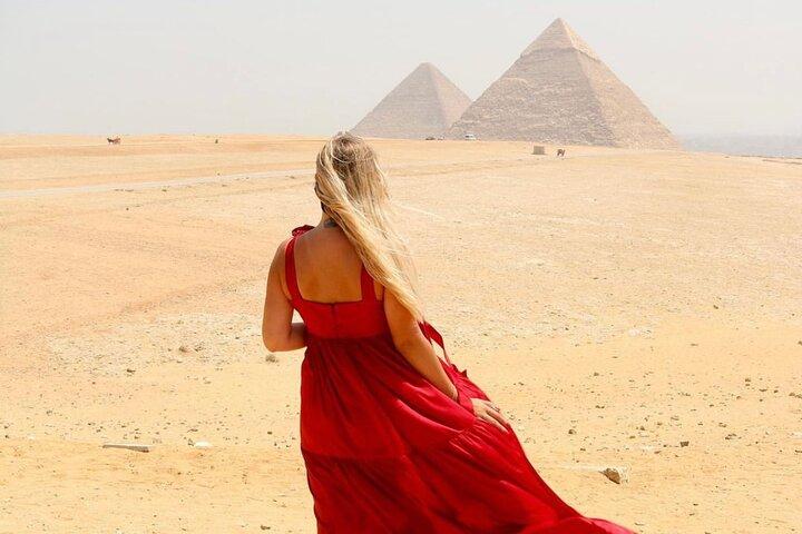 Full Day Private Giza Pyramids City Tour and Dinner Nile Cruise