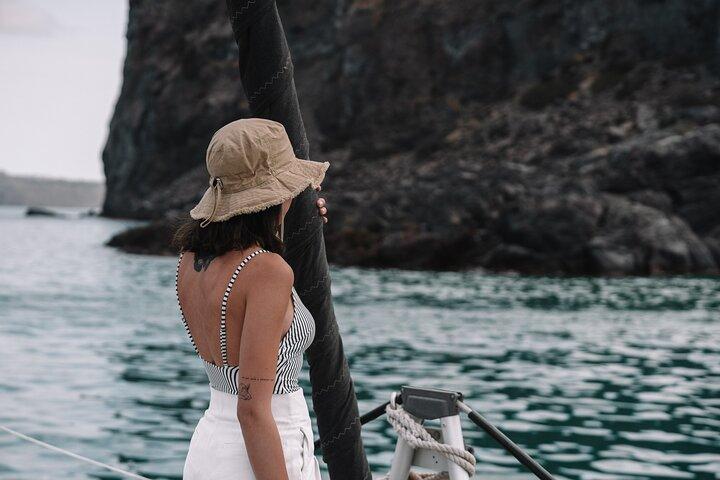 Half-Day Tailor-made Private Catamaran Cruise in Santorini