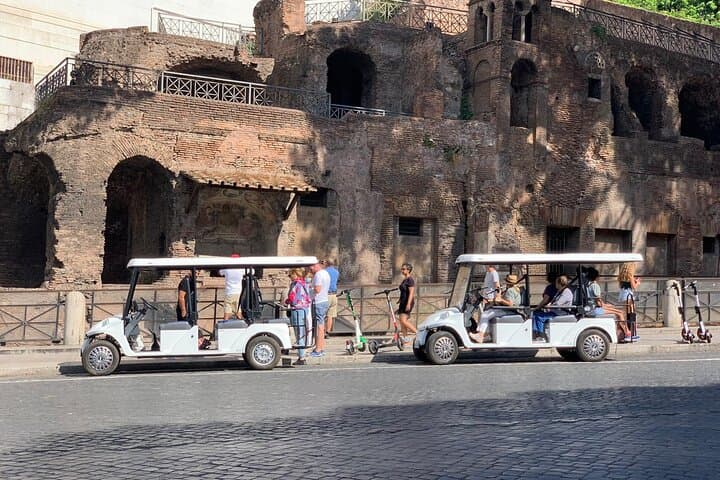 Exclusive Private Golf Cart Tour of Rome