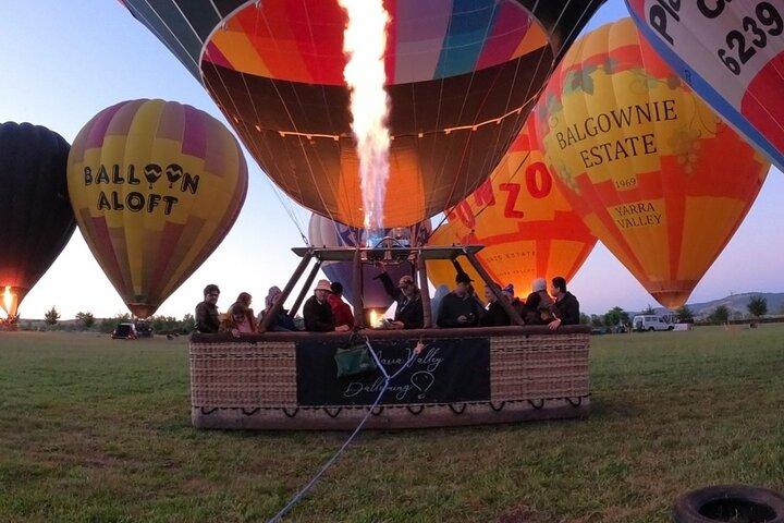 Hot Air Balloon Flight over the Yarra Valley