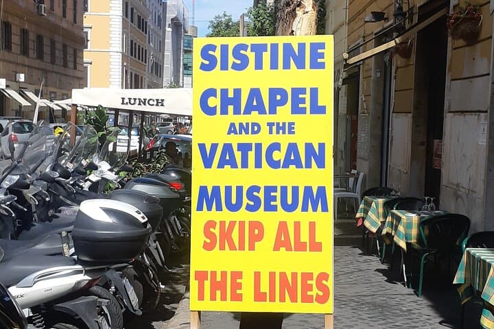 Vatican: Vatican Museum & Sistine Chapel Skip the line tickets.