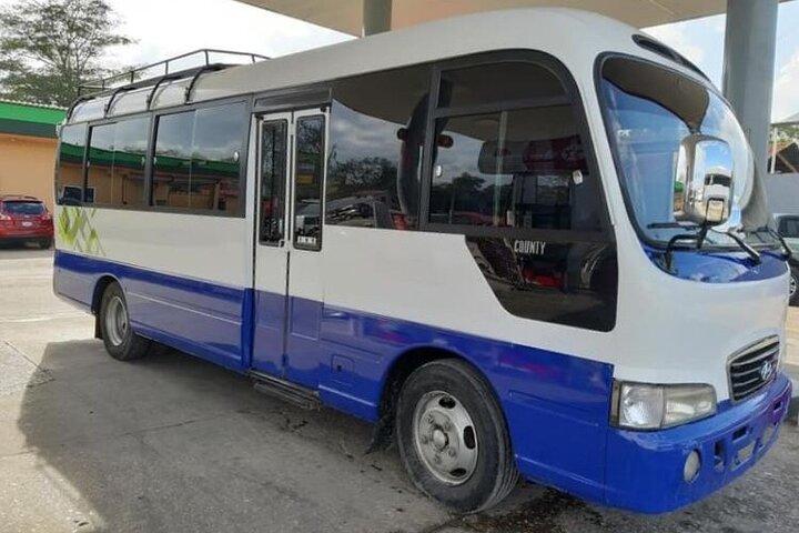 Share Shuttle from San Ignacio to Flores (Guatemala)