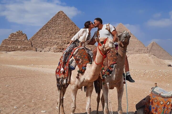 VIP Giza Pyramids, Sphinx, Lunch, Camel Ride & inside pyramid