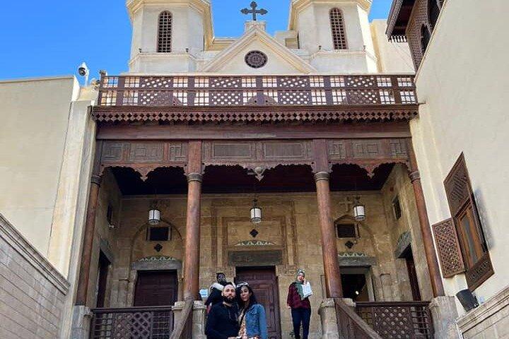 Private Full-Day Tour Giza Pyramids, Museum, hanging church & Nile Felucca Boat