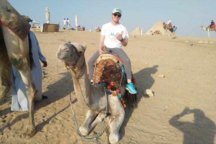 Private Full-Day Tour Giza Pyramids, Museum, hanging church & Nile Felucca Boat