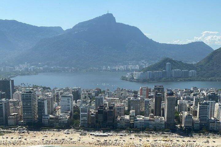 Helicopter flight on Rio de Janeiro